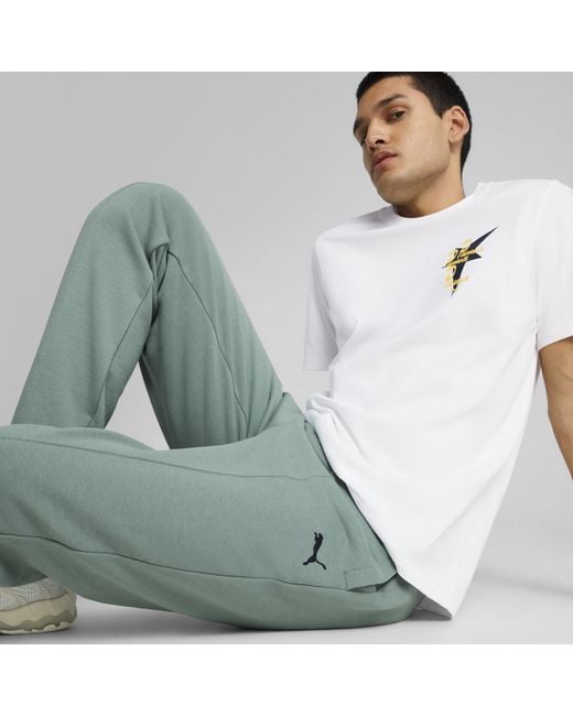 PUMA Wardrobe Essentials Jogginghose in Green für Herren
