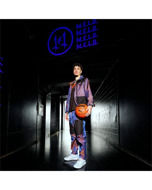 PUMA MELO IRIDESCENT Basketballhose in Gray für Herren