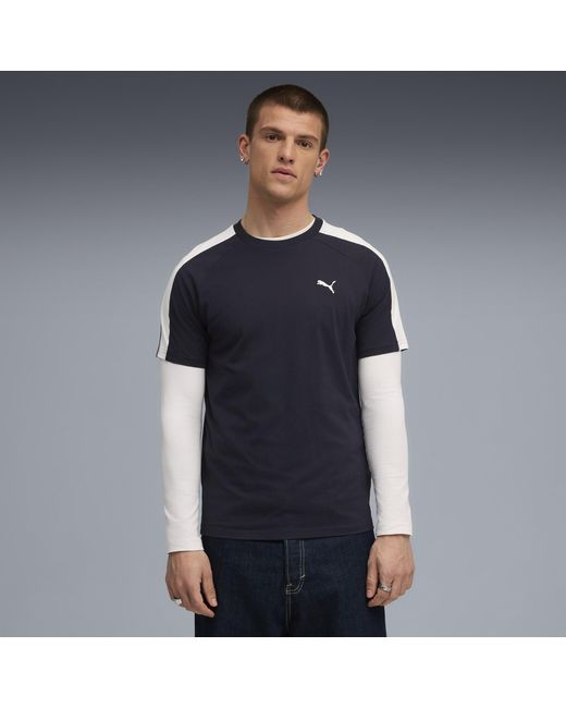 PUMA Blue T7 T-Shirt for men