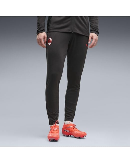 PUMA Black Ac Milan Slim Training Pants for men