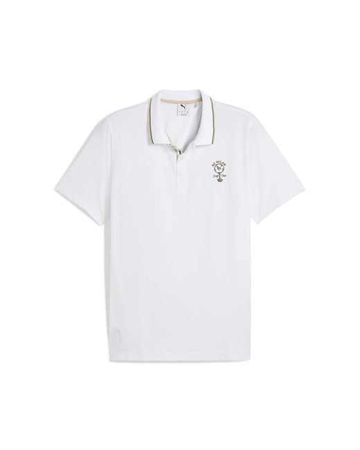 Polo De Golf X Ac Milan PUMA pour homme en coloris White