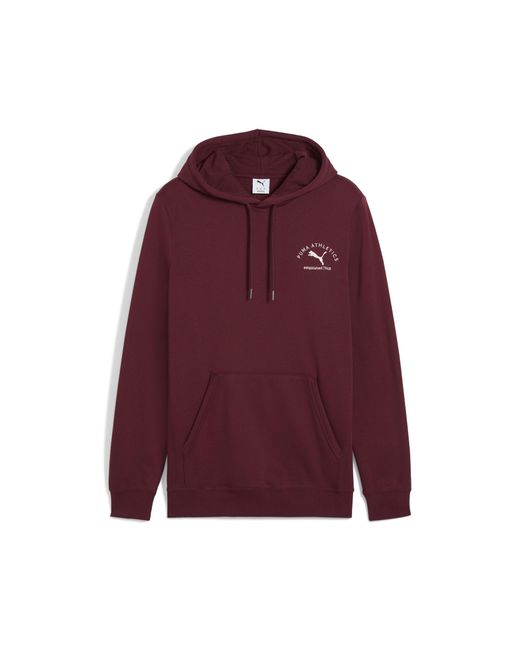 PUMA Class Graphic Hoodie Kleidung, Ruby Shimmer in Red für Herren