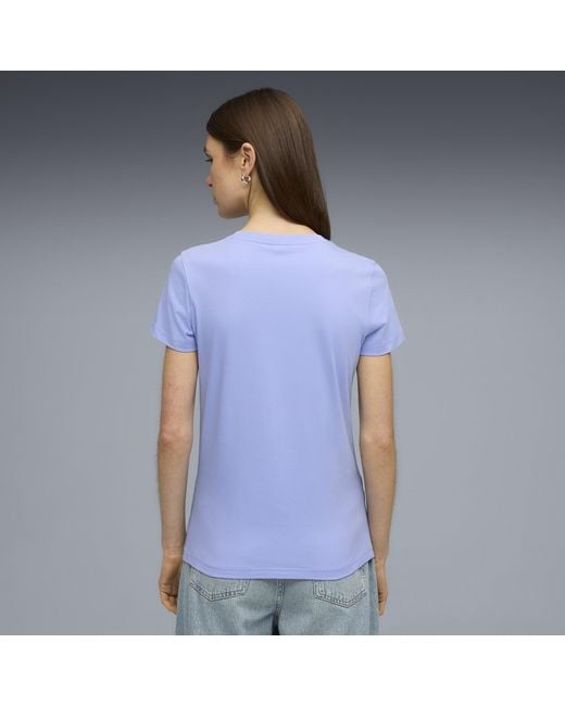 PUMA Blue Essentials Script T-Shirt