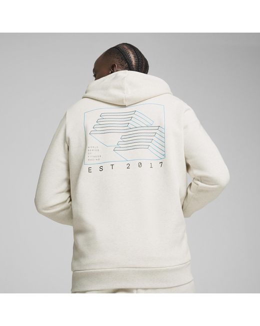 PUMA X Hyrox Hoodie Met Print Voor in het Gray voor heren
