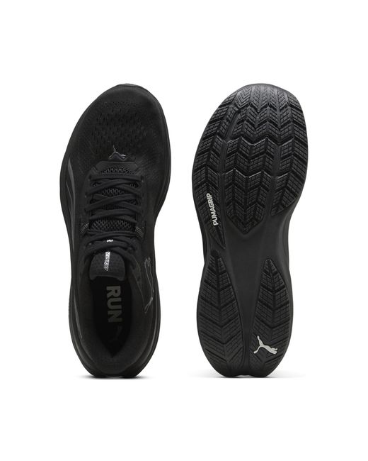 PUMA Black Electrify Nitro 5 Running Shoes for men