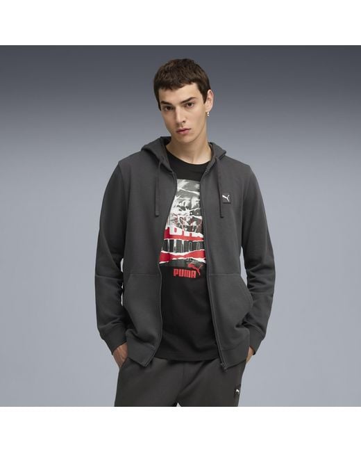 PUMA Essentials Elevated Hoodie Herren in Gray für Herren