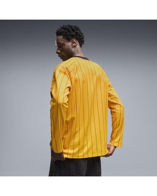 PUMA Yellow Borussia Dortmund King Relaxed Long Sleeve Jersey for men