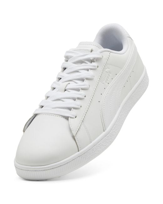 PUMA White Suede Golf Shoes for men
