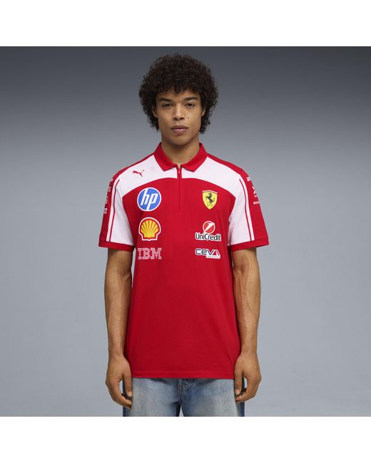 PUMA Red Scuderia Ferrari Hp Replica Polo