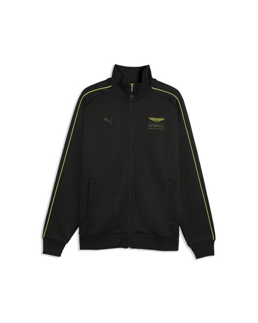 PUMA Black X Aston Martin Aramco F1 Team T7 Track Jacket for men