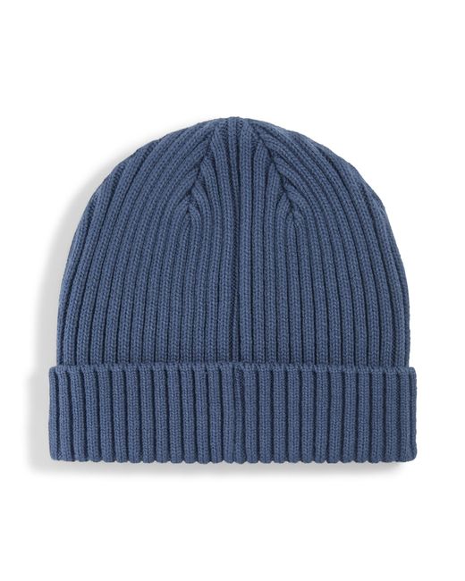 PUMA Blue Essentials Patch Beanie, Accessoires, Dark
