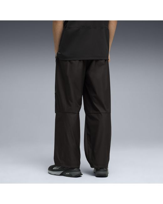 PUMA Black Tech Oversized Track Pants for men