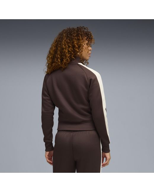 PUMA Brown T7 Short Track Jacket