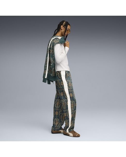PUMA Green Vintage Prep T7 Track Pants for men