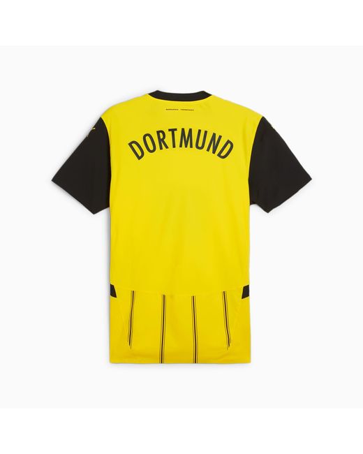 PUMA Yellow Borussia Dortmund 24/25 Authentic Home Jersey for men