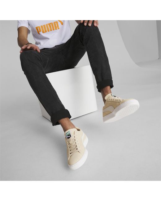 PUMA White Suede Classic Xxi Sneakers