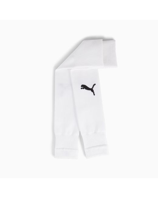 PUMA White Teamgoal Football Sleeve Socks for men