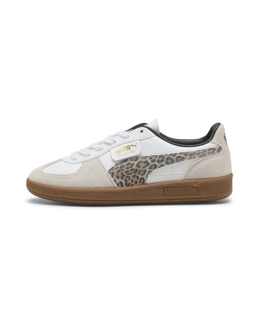 PUMA White Palermo Leo Sneakers