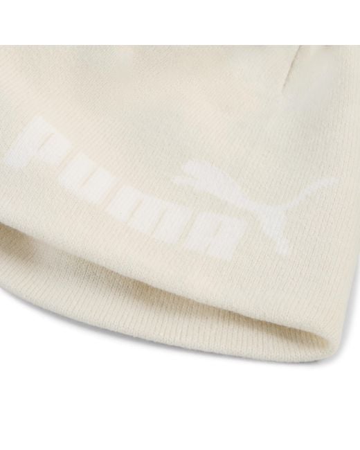PUMA Essentials Beani Met Middelhoge Kroon Zonder Boord in het White