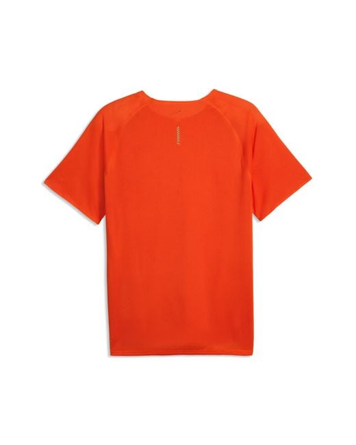 PUMA Orange Lightspeed Running T-Shirt for men