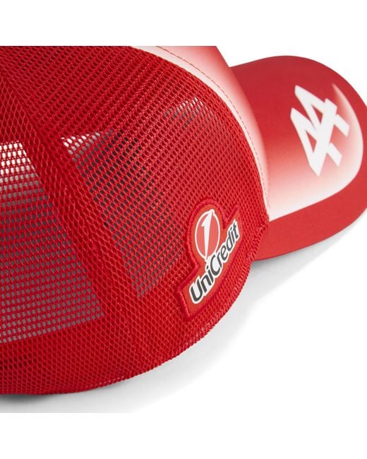PUMA Red Scuderia Ferrari Hp Replica Hamilton Trucker Cap