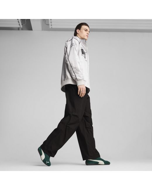 PUMA Green Speedcat Og Sneaker Schuhe, Dark Myrtle/Weiß