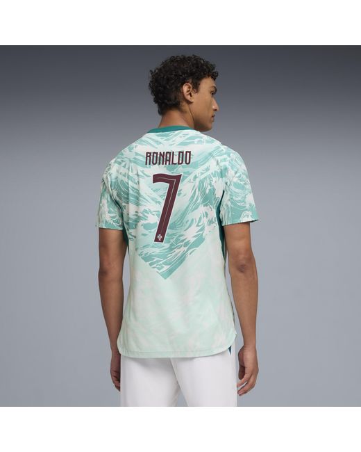 PUMA Blue Portugal Away Authentic Jersey for men