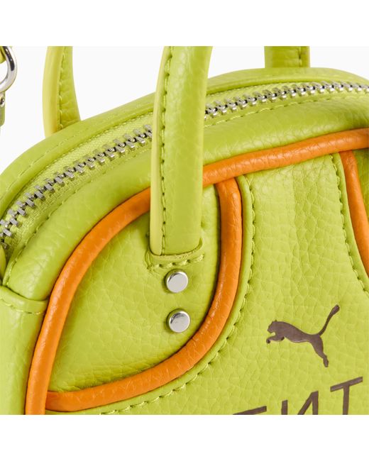 PUMA Yellow Fenty X 0.2L Pocket Bag, Lime Sheen/Pumpkin Pie