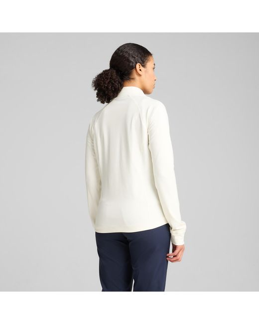 PUMA Cloudspun Tech Zip-Up Power Jack Voor in het White
