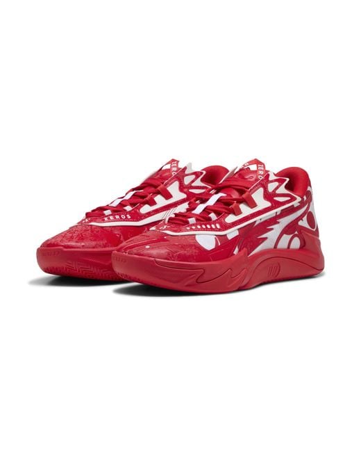 PUMA Red Scoot Zeros Ii Basketballschuhe Schuhe, /Weiß