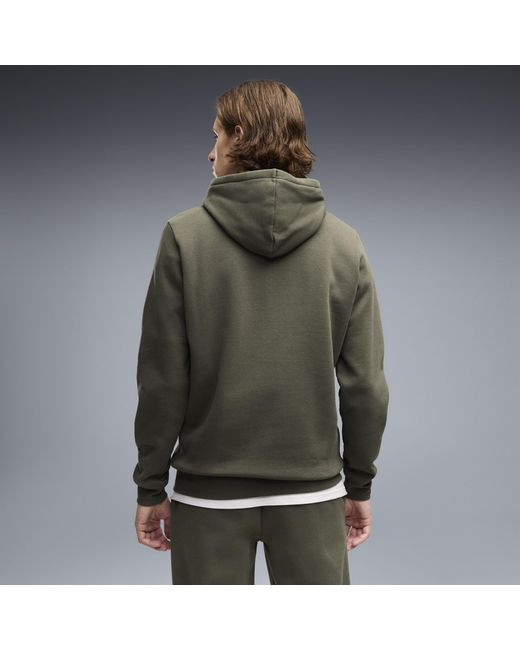 PUMA Green Essentials No.1 Logo Fleece Hoodie for men