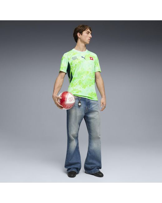 PUMA Green Switzerland Away Jersey for men