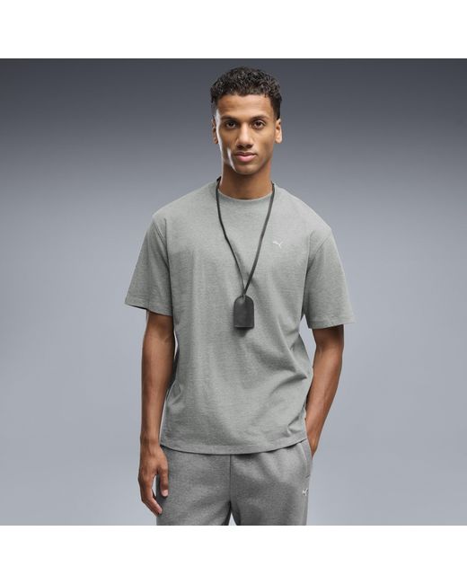 PUMA Gray Select Essentials T-Shirt for men