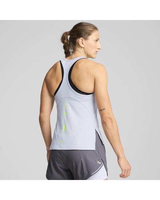 PUMA Gray X HYROX CLOUDSPUN Racerback Top
