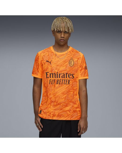 PUMA Ac Milan 25/26 Torwarttrikot Herren, Accessoires in Orange für Herren