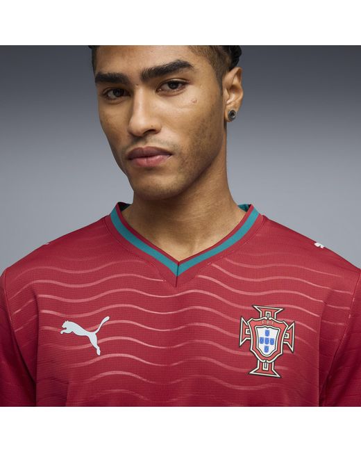 PUMA Red Portugal Long Sleeve Home Jersey for men