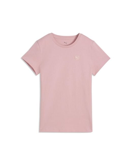 PUMA Pink Elevated Essentials T-Shirt