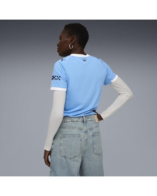 PUMA Blue Manchester City 25/26 Heimtrikot Damen, Sport, Light/Weiß