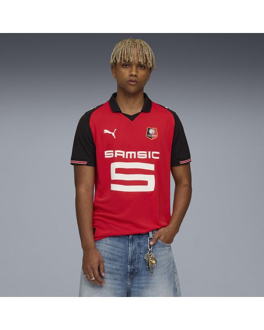 PUMA Red Stade Rennais Fc 25/26 Home Jersey for men