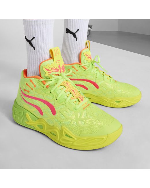 PUMA Green X Lamelo Ball Mb.04 Gem Basketball Shoes for men