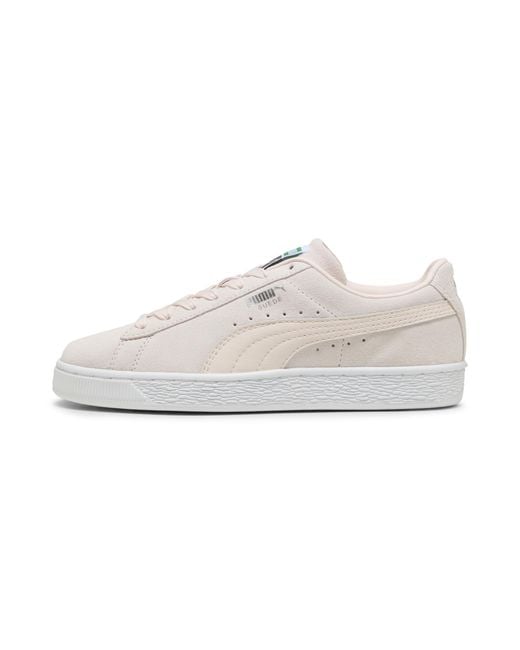 PUMA White Suede Classic Sneakers