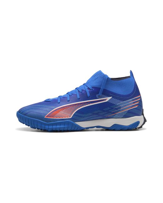 PUMA Ultra 6 Match+ Tt Uniseks Voetbalschoenen, Blauw/Rood/Wit, Maat in het Blue