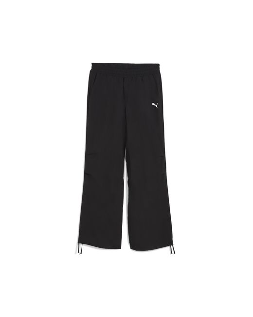 PUMA Black Wardrobe Essentials Parachute Pants for men