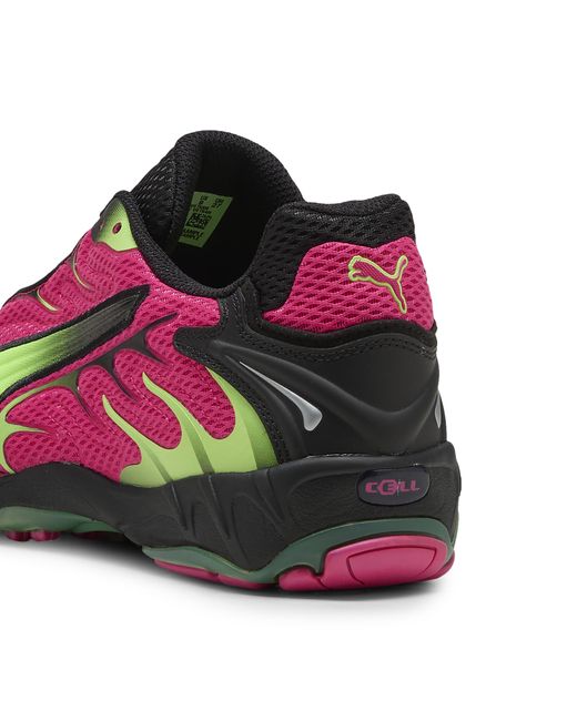 PUMA Red Inhale Sneakers Schuhe, Pes/Grün Glare