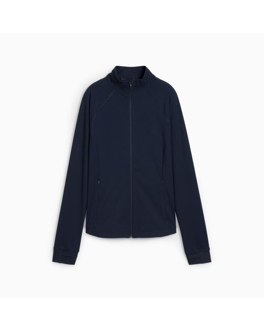 PUMA Cloudspun Tech Zip-Up Power Jack Voor in het Blue