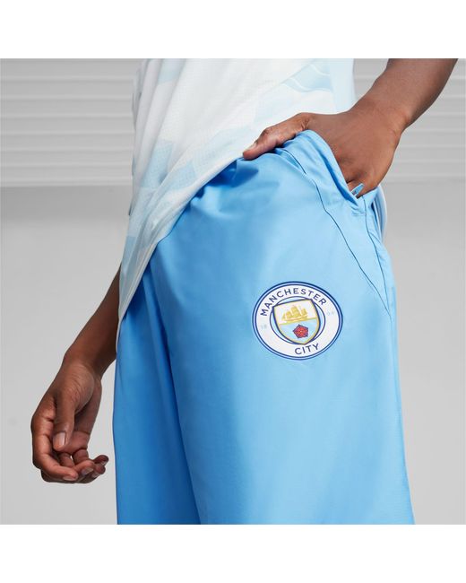 PUMA Blue Manchester City Pre-match Sweatpants