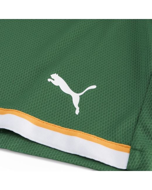 PUMA Bc Zalgiris Kaunas Thuis-Basketbalshort Voor Maat in het Green voor heren