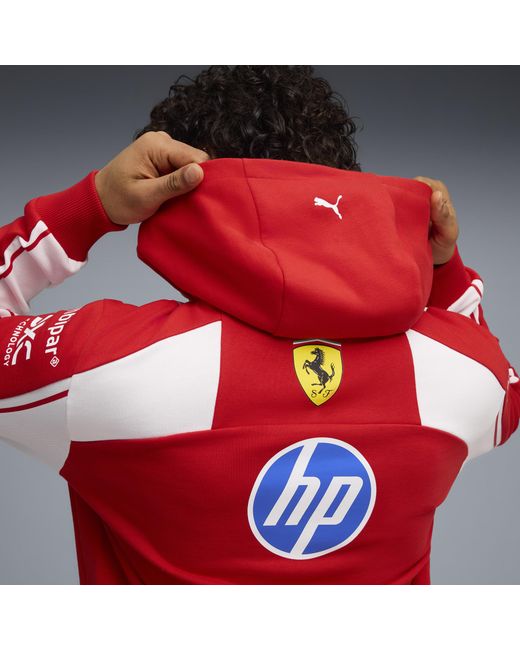 PUMA Red Scuderia Ferrari Hp Replica Hoodie