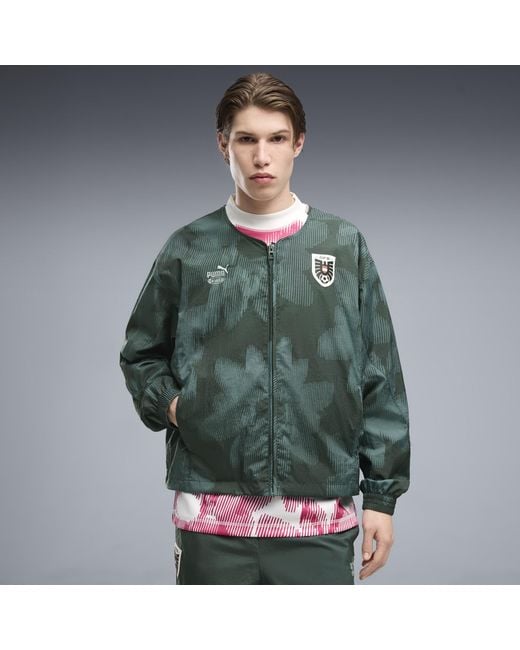 PUMA Green X Austria X Salehe Bembury King Track Jacket for men