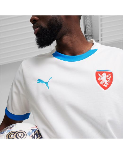 Camiseta de Visitante de La República Checa 2024 de Fútbol PUMA de hombre de color Blue